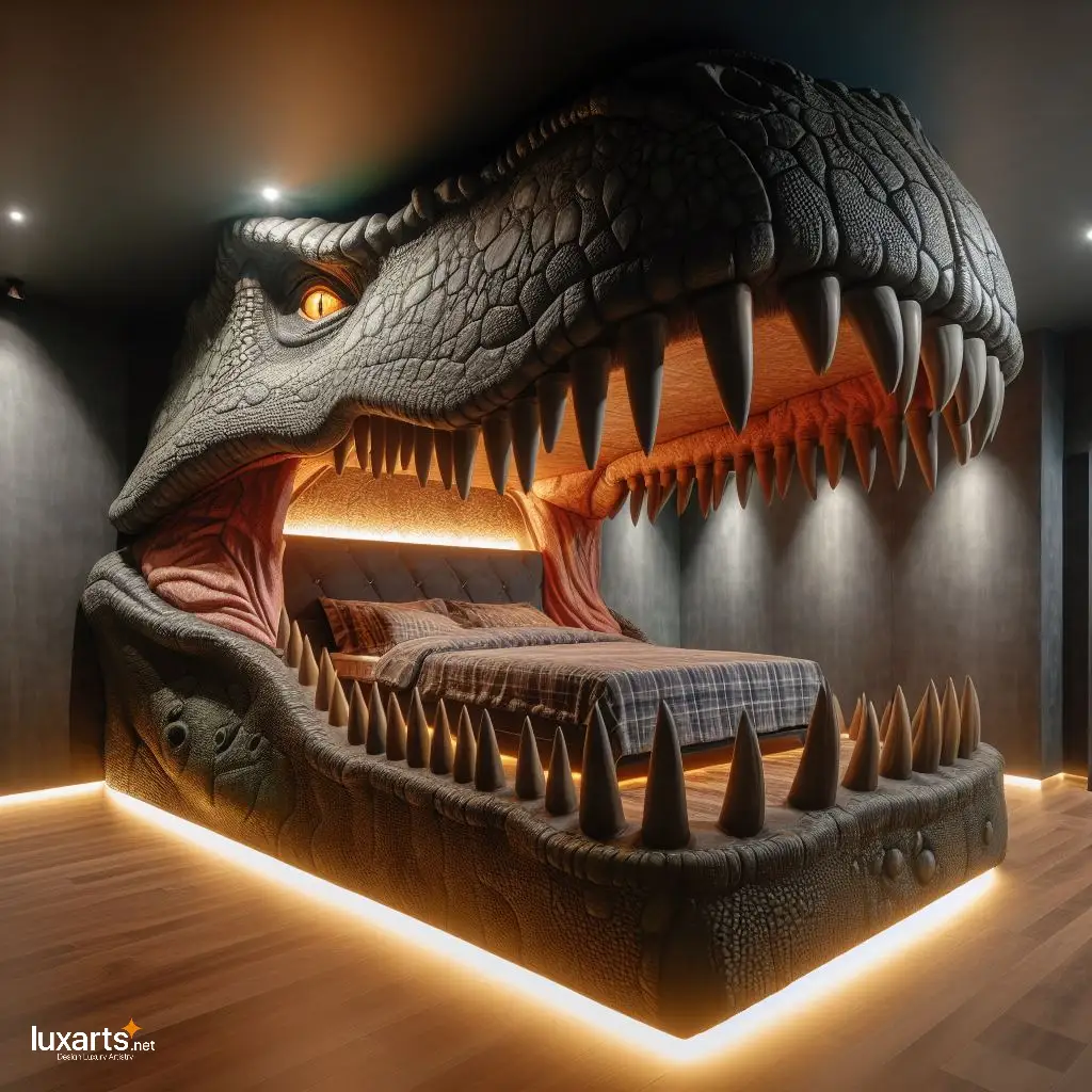 Dinosaur Head Bed: Sleep Among the Dinosaurs in Style and Comfort dinosaur head bed 4