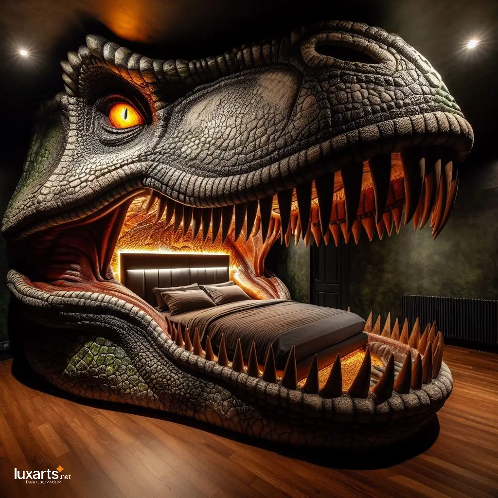 Dinosaur Head Bed: Sleep Among the Dinosaurs in Style and Comfort dinosaur head bed 6