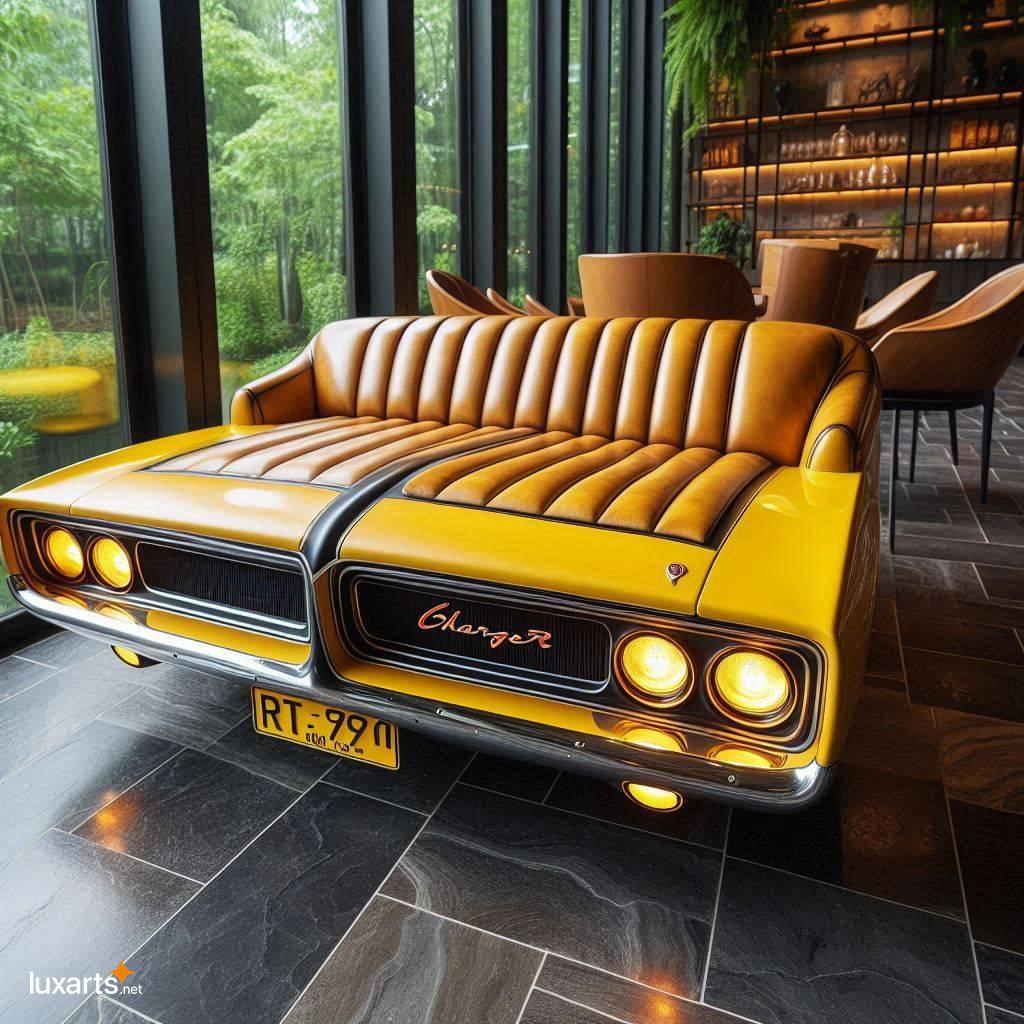 Dodge Charger RT 1970 Shaped Sofa: Sit, Relax, and Admire dodge charger rt shaped sofa 3