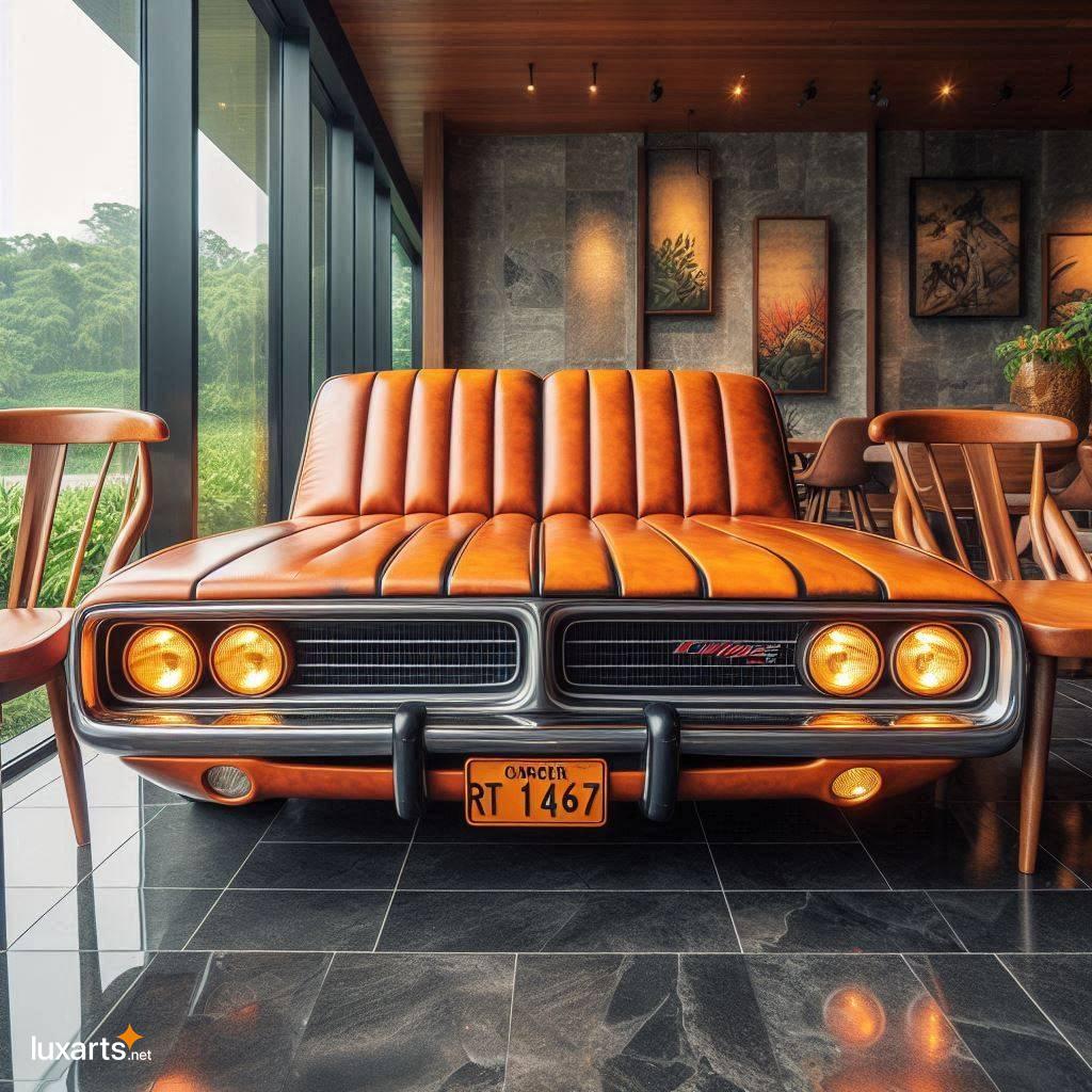 Dodge Charger RT 1970 Shaped Sofa: Sit, Relax, and Admire dodge charger rt shaped sofa 5
