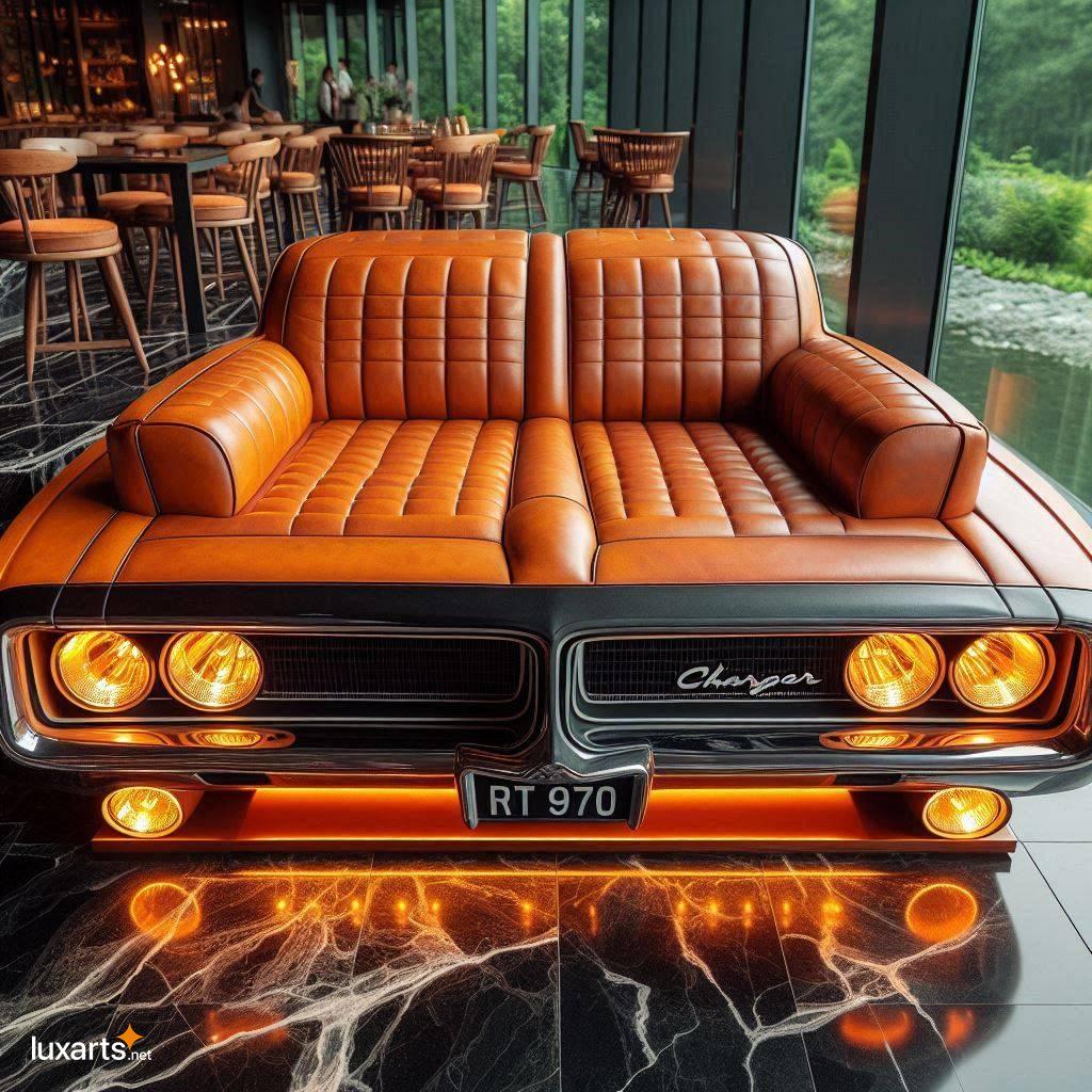 Dodge Charger RT 1970 Shaped Sofa: Sit, Relax, and Admire dodge charger rt shaped sofa 6