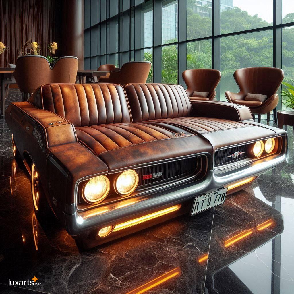 Dodge Charger RT 1970 Shaped Sofa: Sit, Relax, and Admire dodge charger rt shaped sofa 9
