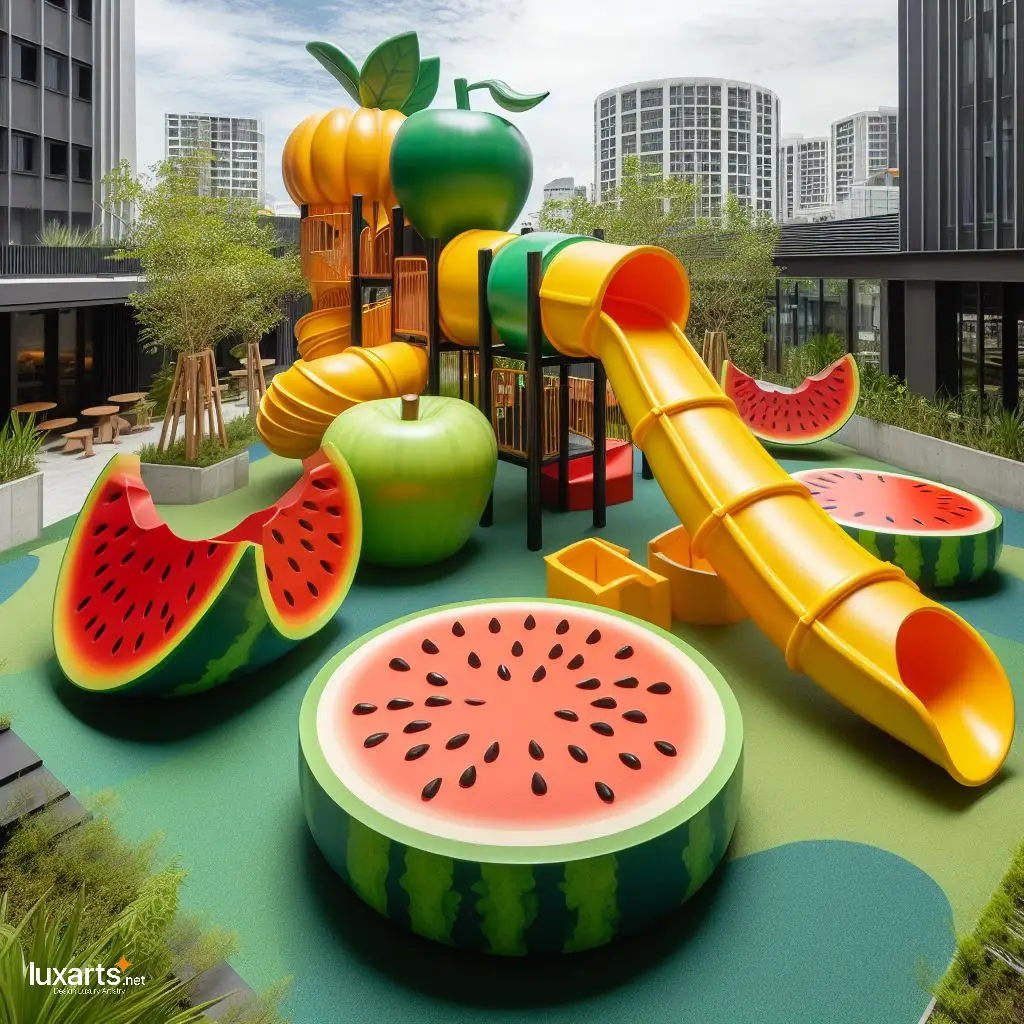 Where Playtime Grows: Explore a Whimsical Fruit-Inspired Outdoor Playground fruit inspired outdoor playground 6