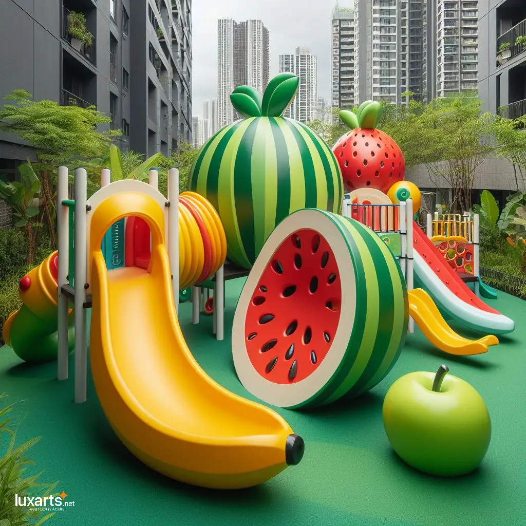 Where Playtime Grows: Explore a Whimsical Fruit-Inspired Outdoor Playground fruit inspired outdoor playground 9
