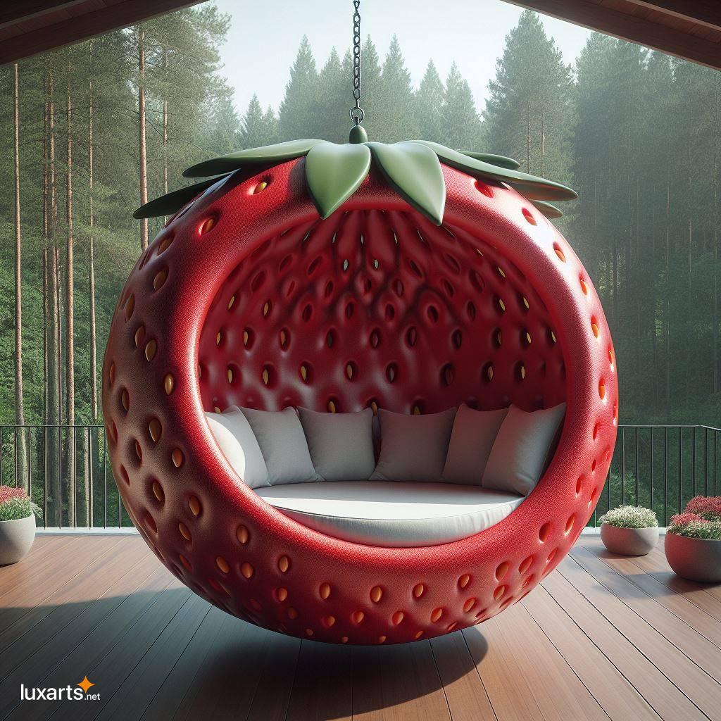 Add a Touch of Whimsy to Your Garden with Delightful Fruit-Shaped Swing Seats fruit swinging garden chairs 6