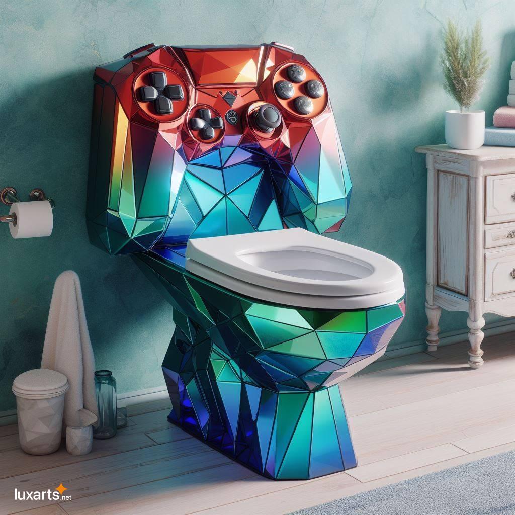 Level Up Your Bathroom with a Gaming-Inspired Crystal Toilet gaming inspired crystal toilet 2