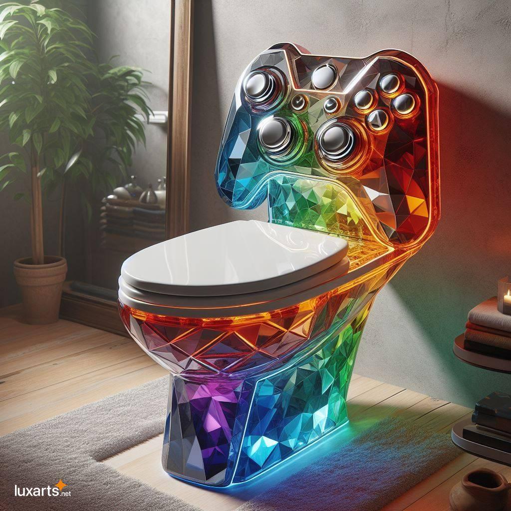 Level Up Your Bathroom with a Gaming-Inspired Crystal Toilet gaming inspired crystal toilet 3
