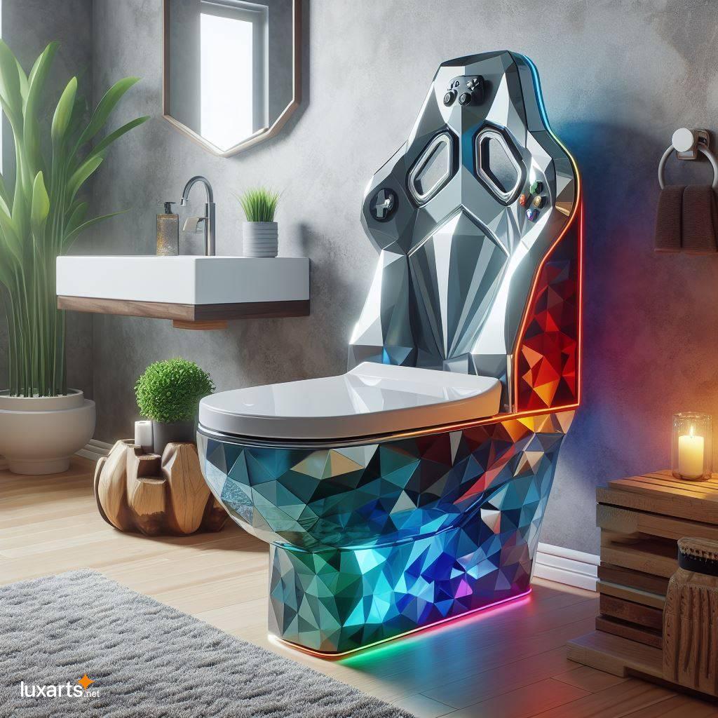 Level Up Your Bathroom with a Gaming-Inspired Crystal Toilet gaming inspired crystal toilet 5