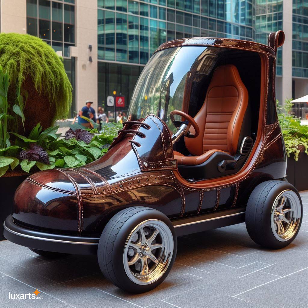 Turn Heads with the Giant Electric Shoe-Shaped Car: A Vision of Futuristic Design giant electric shoe shaped car 2