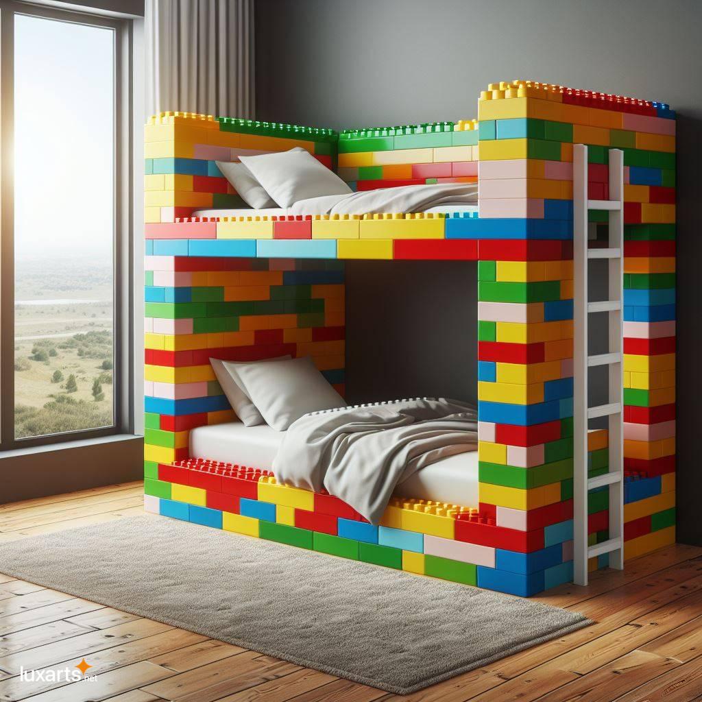 Giant Lego Bunk Beds: The Ultimate Playtime and Sleeptime Adventure giant lego shaped bunk beds 1