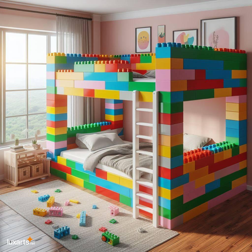 Giant Lego Bunk Beds: The Ultimate Playtime and Sleeptime Adventure giant lego shaped bunk beds 2