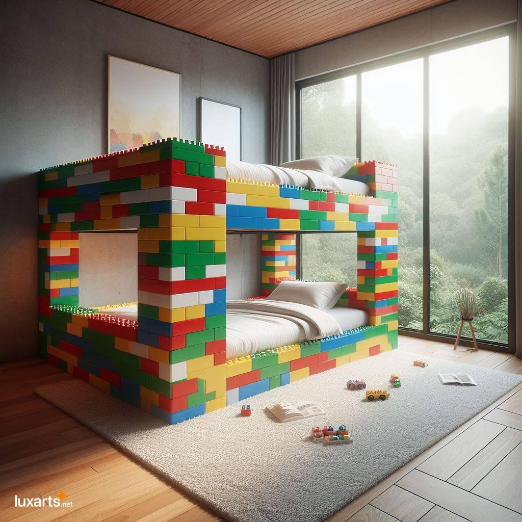 Giant Lego Bunk Beds: The Ultimate Playtime and Sleeptime Adventure giant lego shaped bunk beds 3