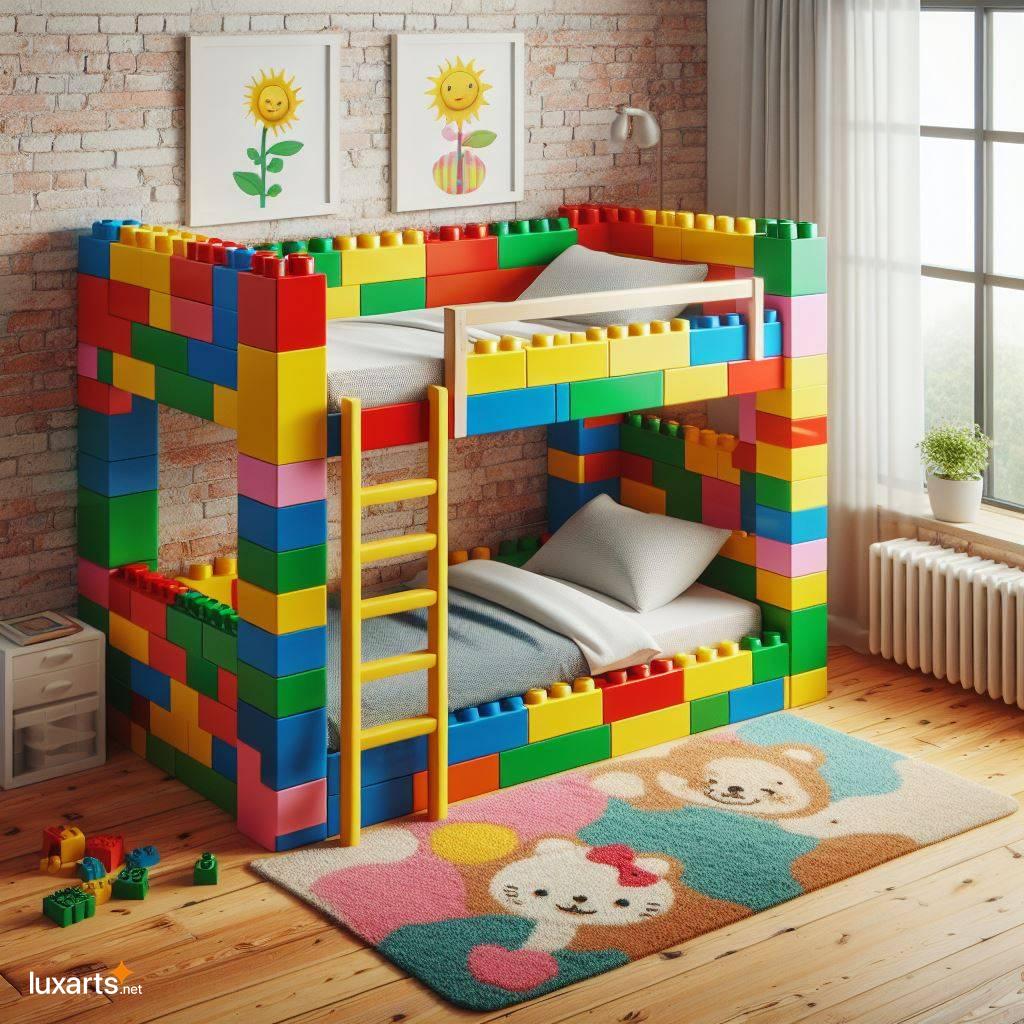 Giant Lego Bunk Beds: The Ultimate Playtime and Sleeptime Adventure giant lego shaped bunk beds 4