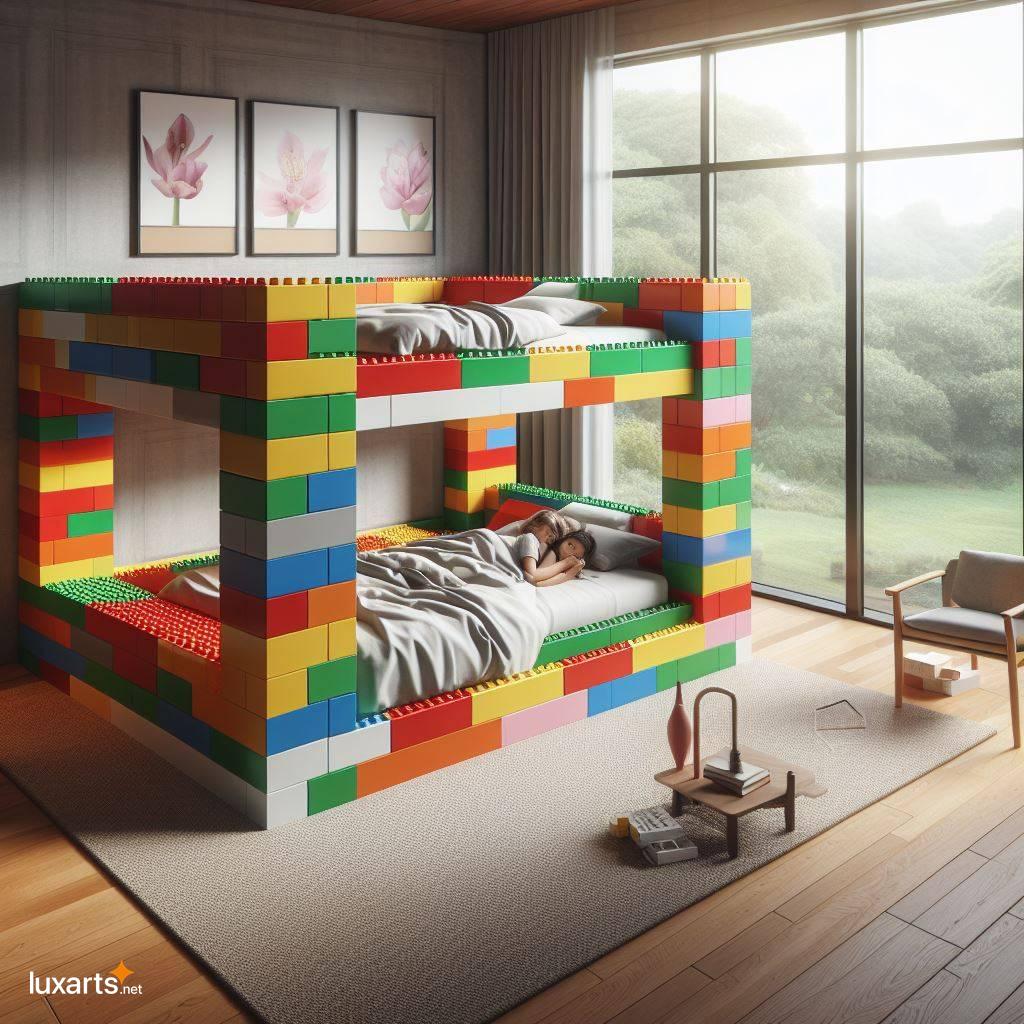 Giant Lego Bunk Beds: The Ultimate Playtime and Sleeptime Adventure giant lego shaped bunk beds 5