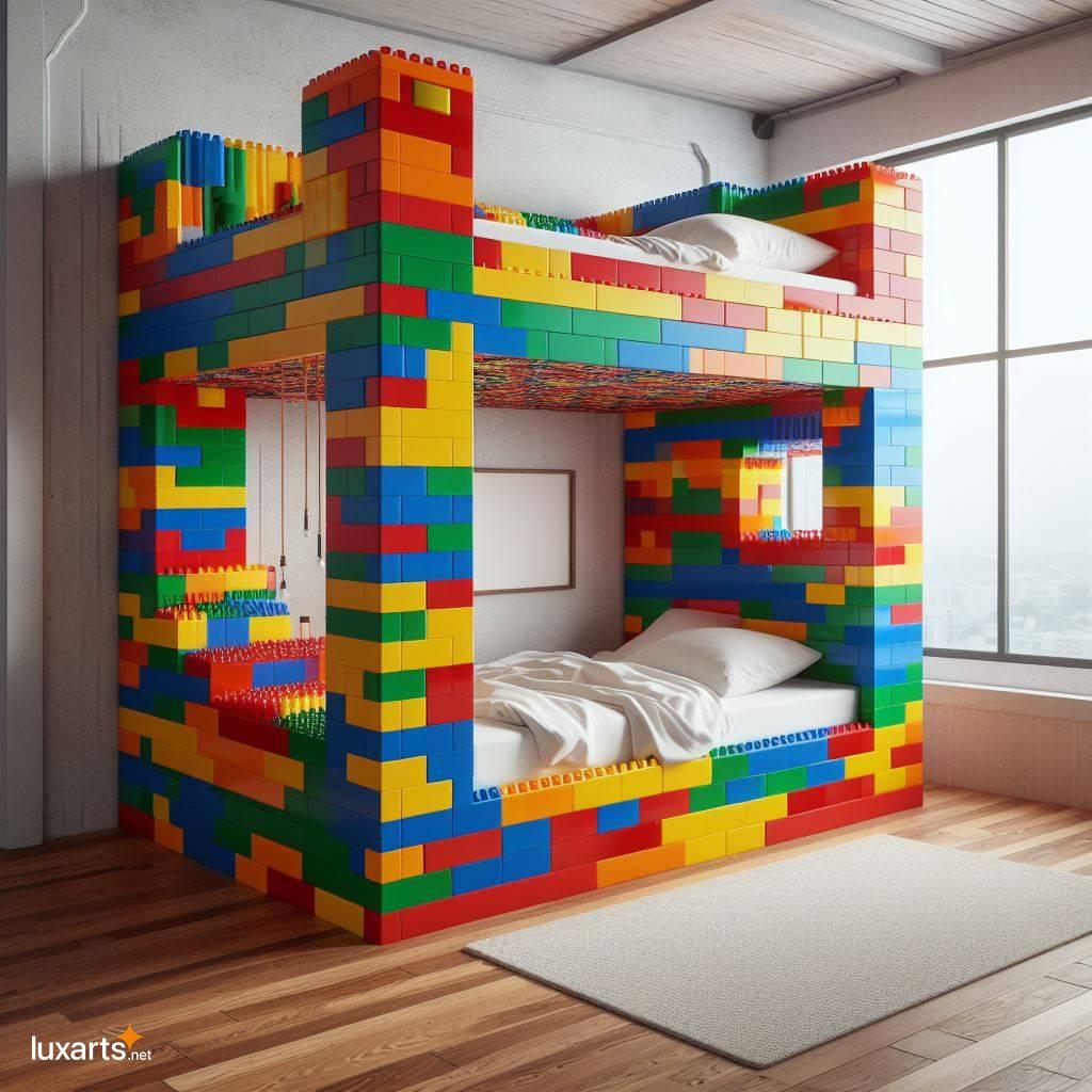 Giant Lego Bunk Beds: The Ultimate Playtime and Sleeptime Adventure giant lego shaped bunk beds 6