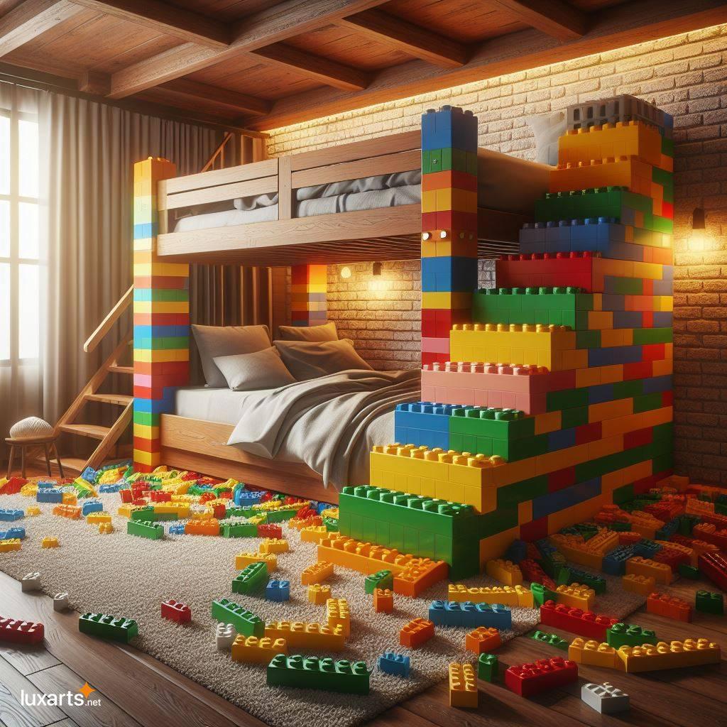 Giant Lego Bunk Beds: The Ultimate Playtime and Sleeptime Adventure giant lego shaped bunk beds 8