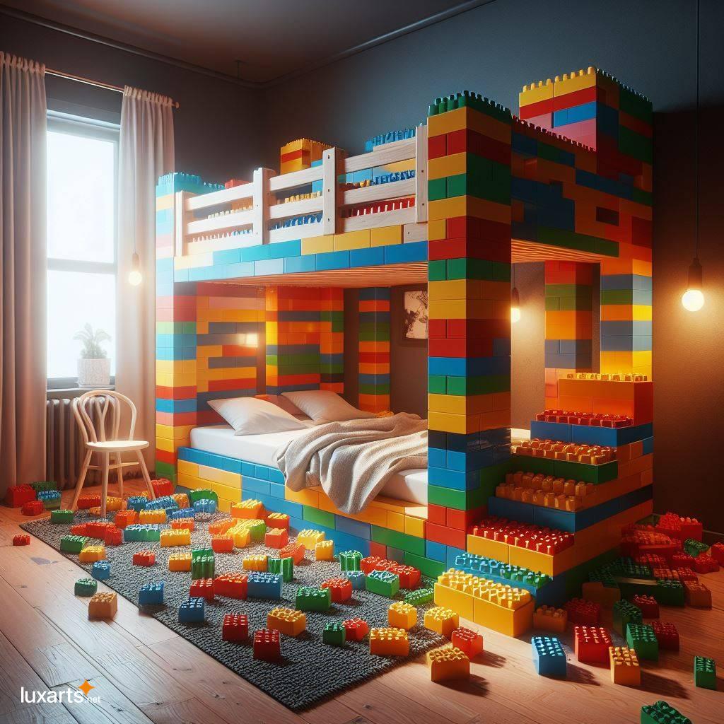 Giant Lego Bunk Beds: The Ultimate Playtime and Sleeptime Adventure giant lego shaped bunk beds 9