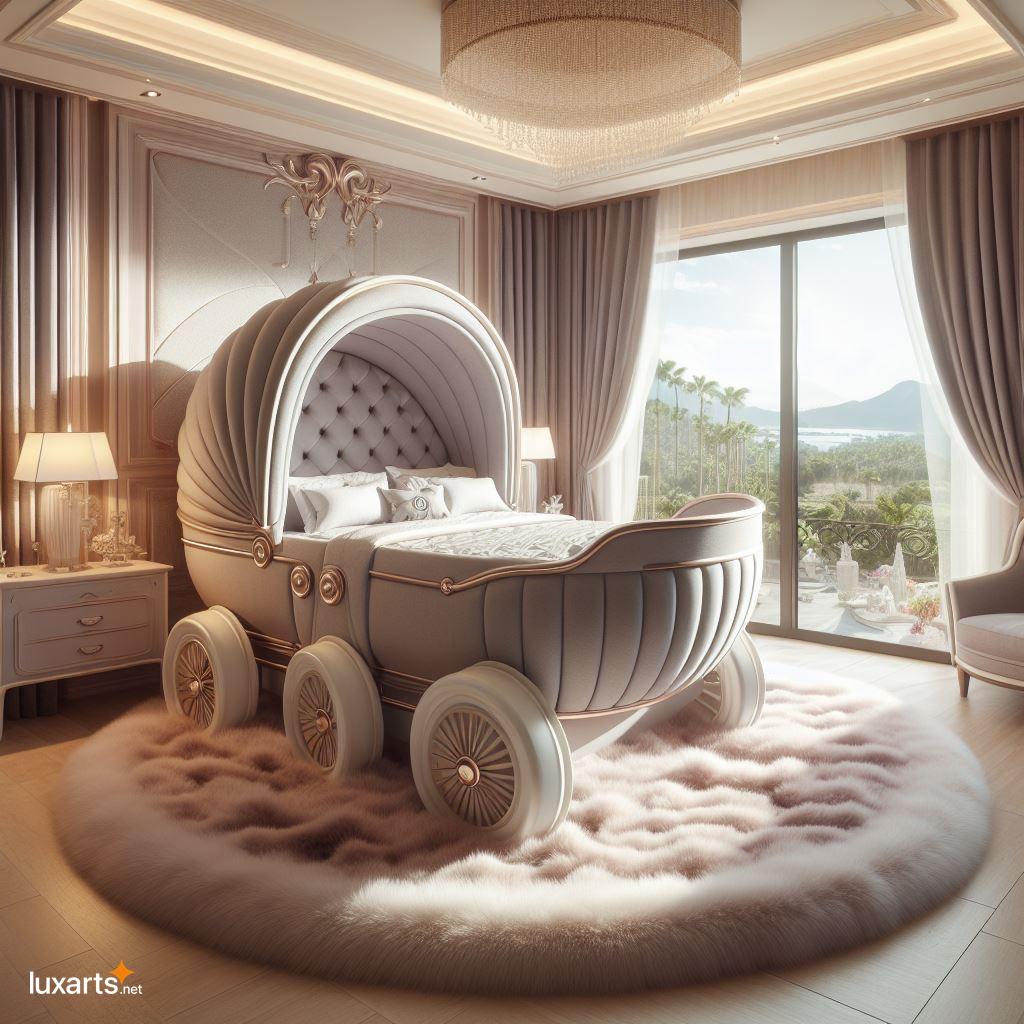 Transform Your Bedroom with a Giant Stroller-Shaped Bed: Unleash Your Inner Child giant stroller shaped beds 1