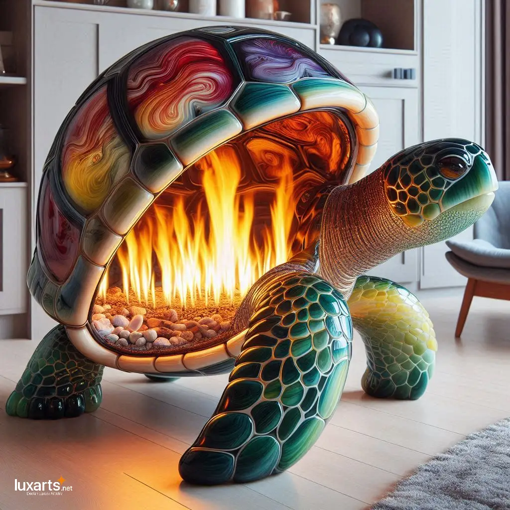Glass Turtle Fireplace: Warmth and Tranquility in Your Living Space glass turtle fireplace 1