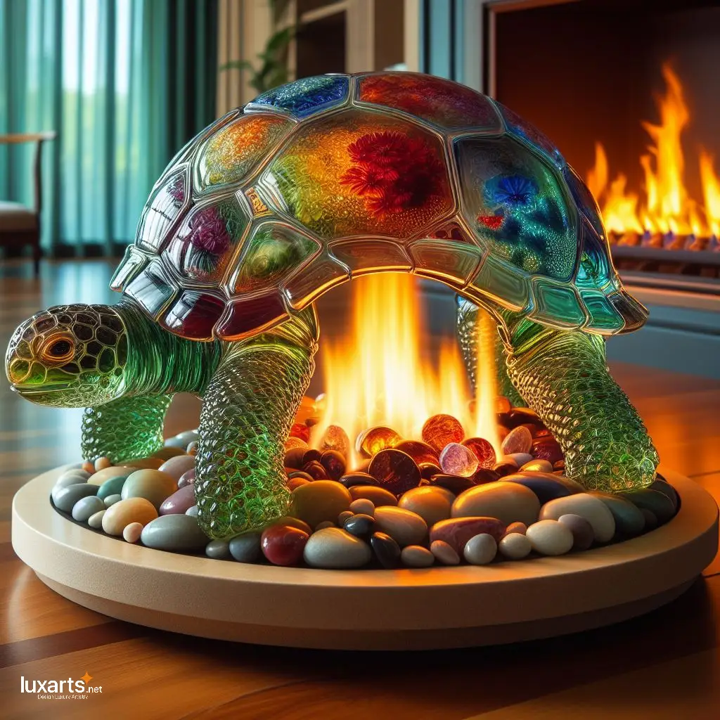 Glass Turtle Fireplace: Warmth and Tranquility in Your Living Space glass turtle fireplace 11