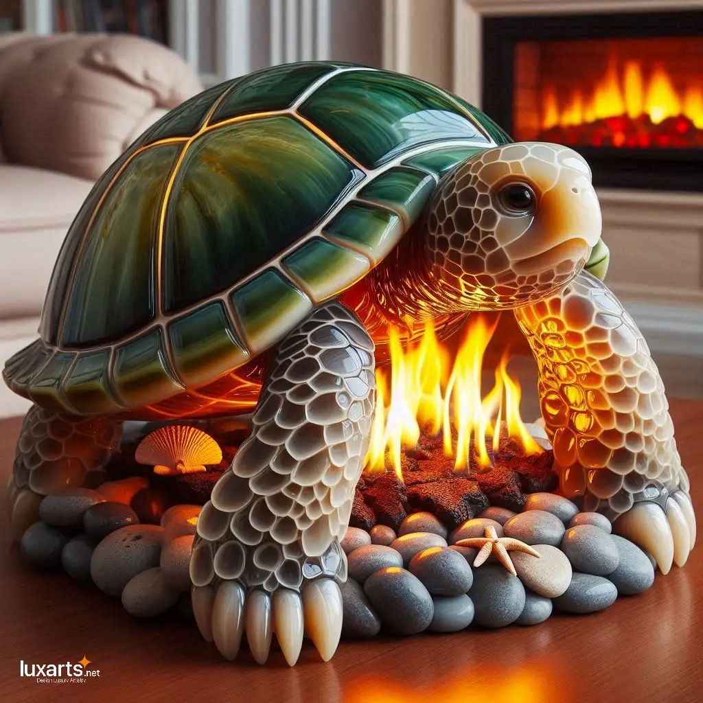 Glass Turtle Fireplace: Warmth and Tranquility in Your Living Space glass turtle fireplace 3