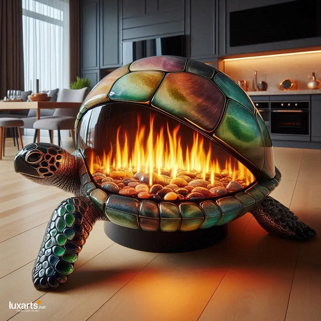 Glass Turtle Fireplace: Warmth and Tranquility in Your Living Space glass turtle fireplace 6