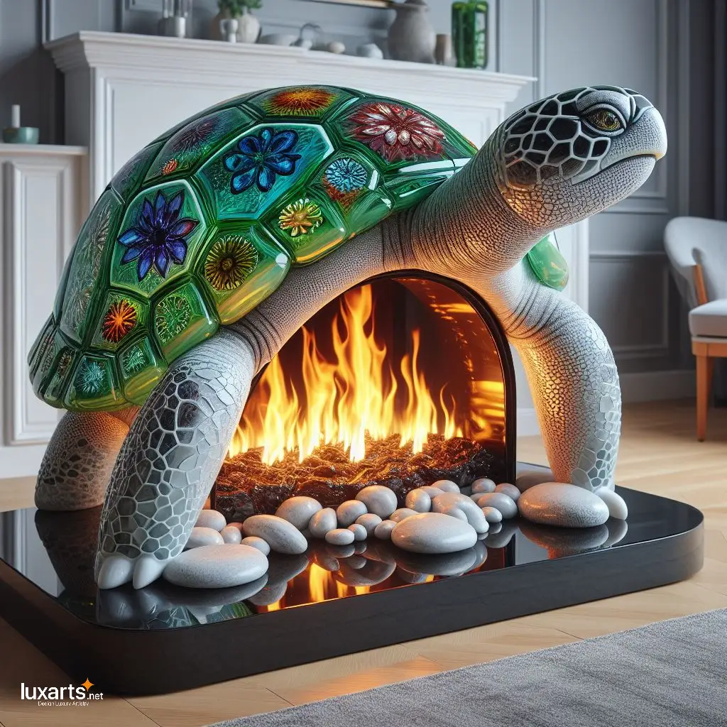 Glass Turtle Fireplace: Warmth and Tranquility in Your Living Space glass turtle fireplace 9