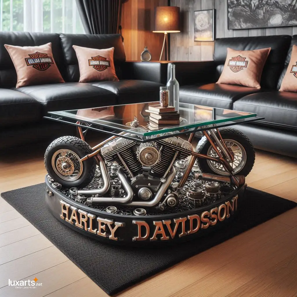 Harley Davidson Coffee Tables: Rev Up Your Décor with Biker Chic harley davidson coffee tables 3