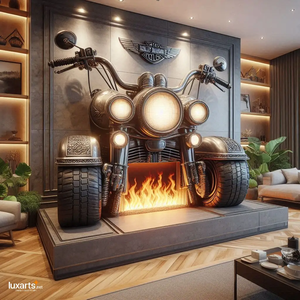 Harley Davidson Fireplace: Bringing the Spirit of the Road into Your Home harley davidson fireplace 12