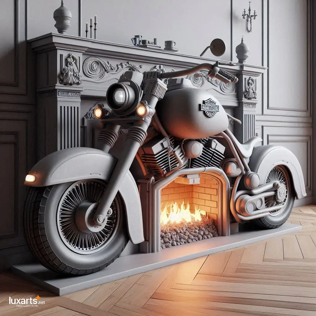Harley Davidson Fireplace: Bringing the Spirit of the Road into Your Home harley davidson fireplace 2