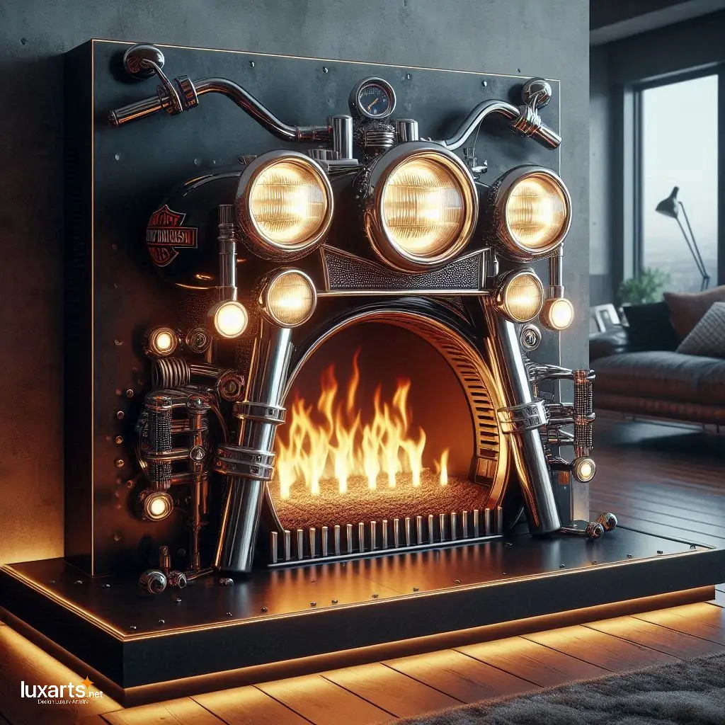 Harley Davidson Fireplace: Bringing the Spirit of the Road into Your Home harley davidson fireplace 6
