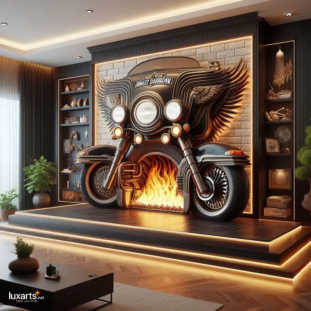 Harley Davidson Fireplace: Bringing the Spirit of the Road into Your Home harley davidson fireplace 8
