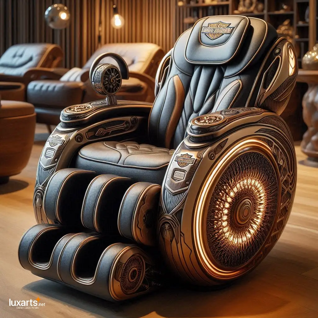 Harley Davidson Massage Chair: Revitalize in Biker Style harley davidson massage chair 1