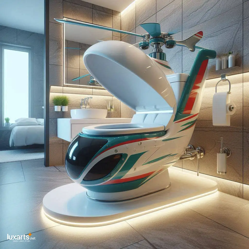 Helicopter Inspired Toilet: A Whimsical and Functional Addition to Your Bathroom helicopter inspired toilet 1