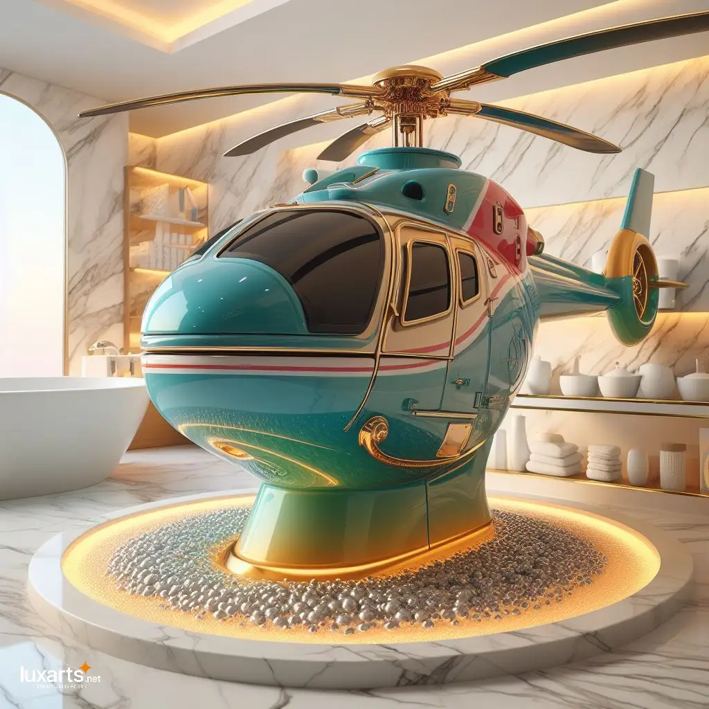 Helicopter Inspired Toilet: A Whimsical and Functional Addition to Your Bathroom helicopter inspired toilet 5