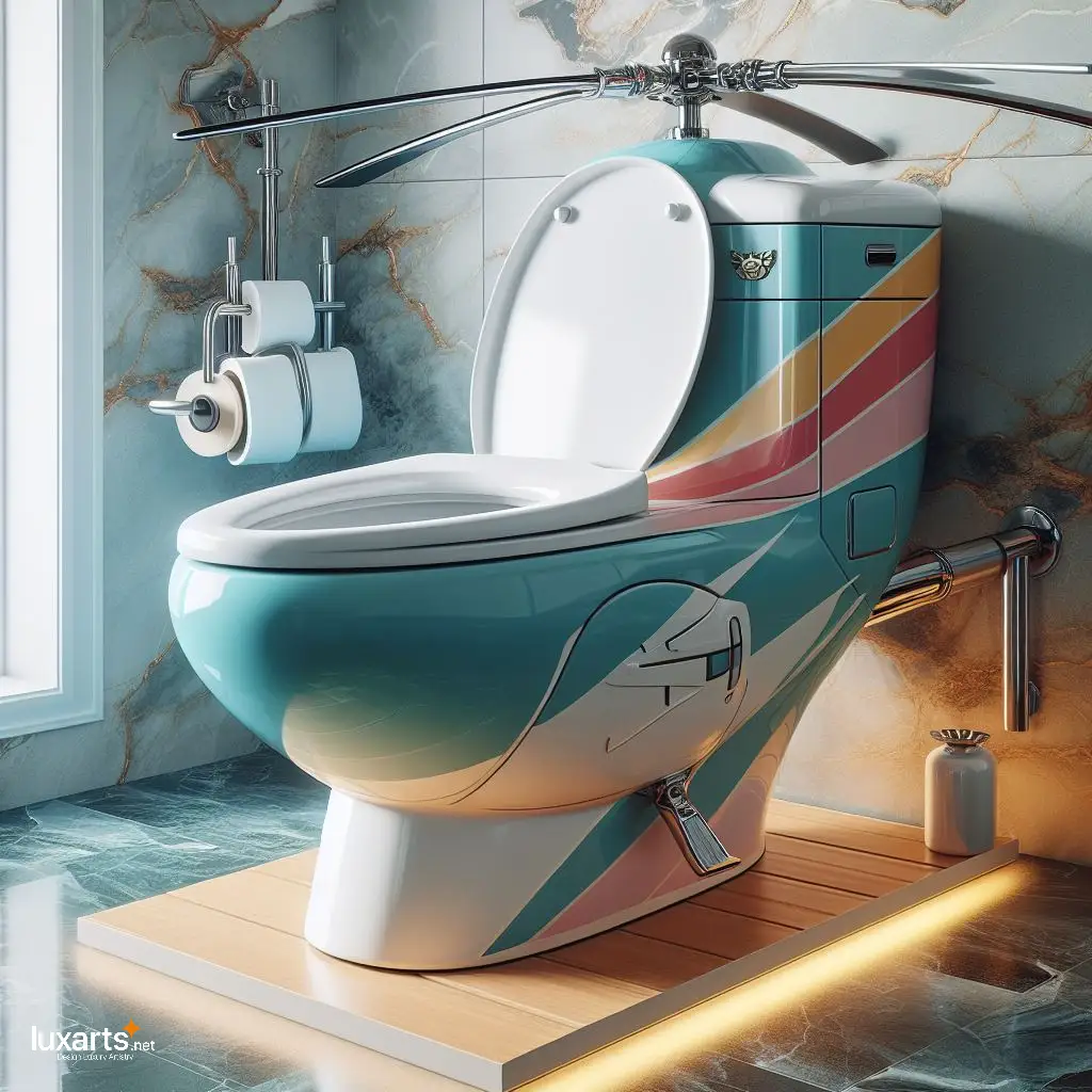 Helicopter Inspired Toilet: A Whimsical and Functional Addition to Your Bathroom helicopter inspired toilet 8