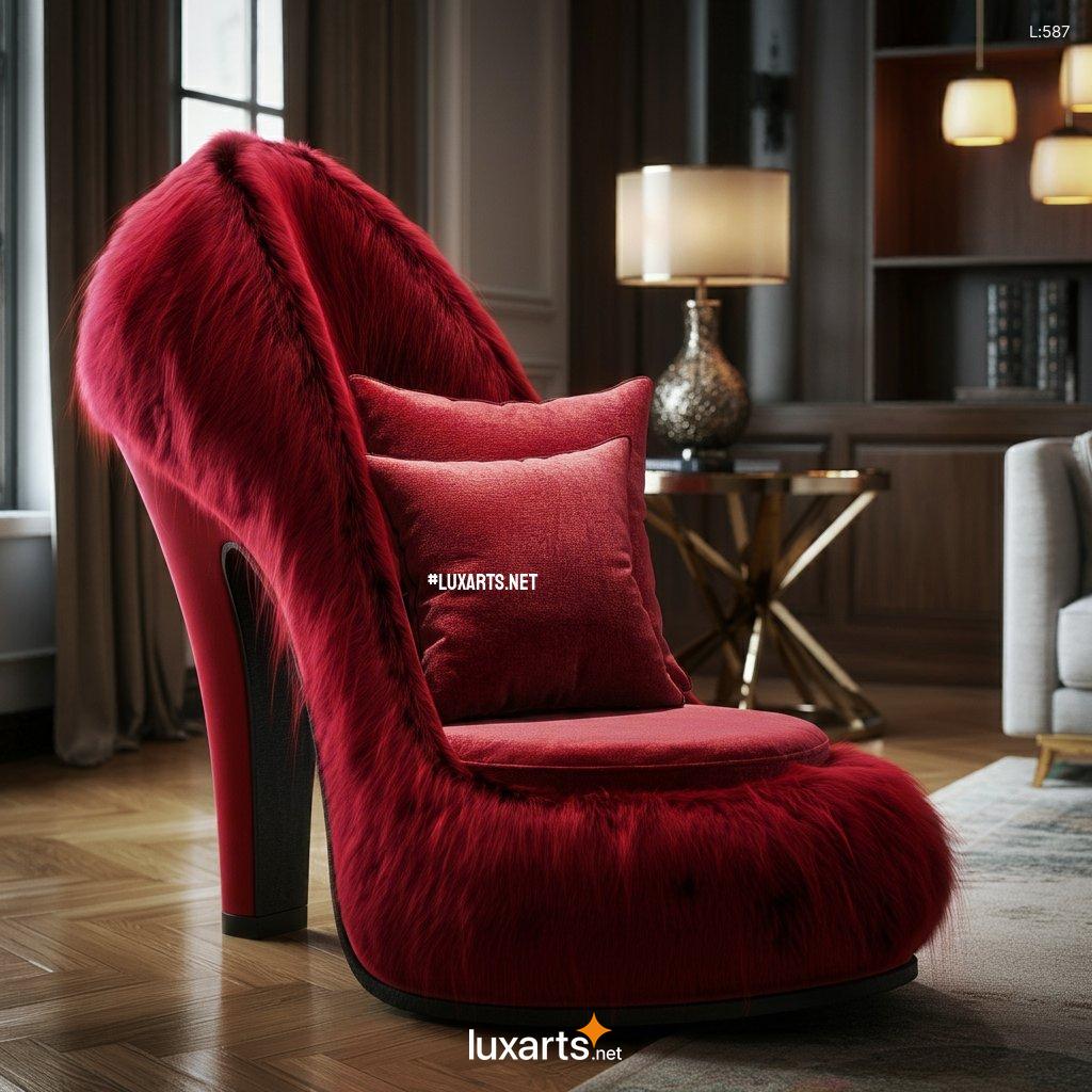 High Heel Shaped Chair: Step into Glamour with Chic Seating high heel chair 9