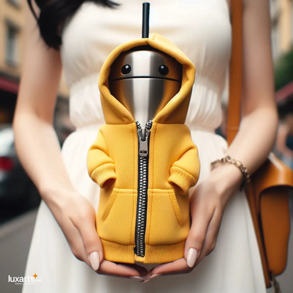 Hoodie-Shaped Thermal Cup Bag: Keep Your Drinks Warm in Style hoodie shaped thermal cup bag 1