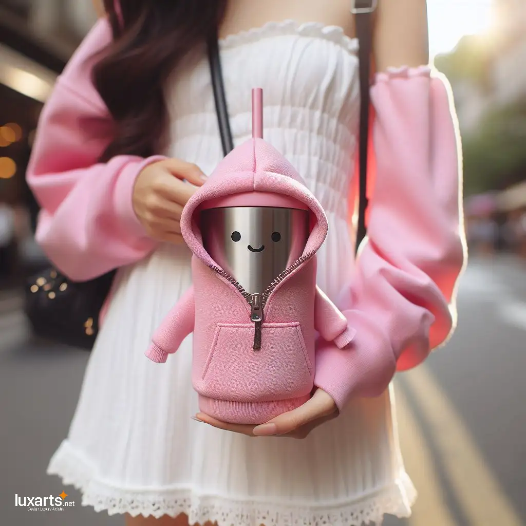 Hoodie-Shaped Thermal Cup Bag: Keep Your Drinks Warm in Style hoodie shaped thermal cup bag 15