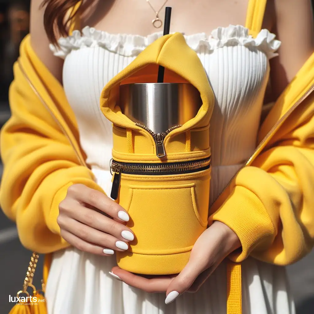 Hoodie-Shaped Thermal Cup Bag: Keep Your Drinks Warm in Style hoodie shaped thermal cup bag 16
