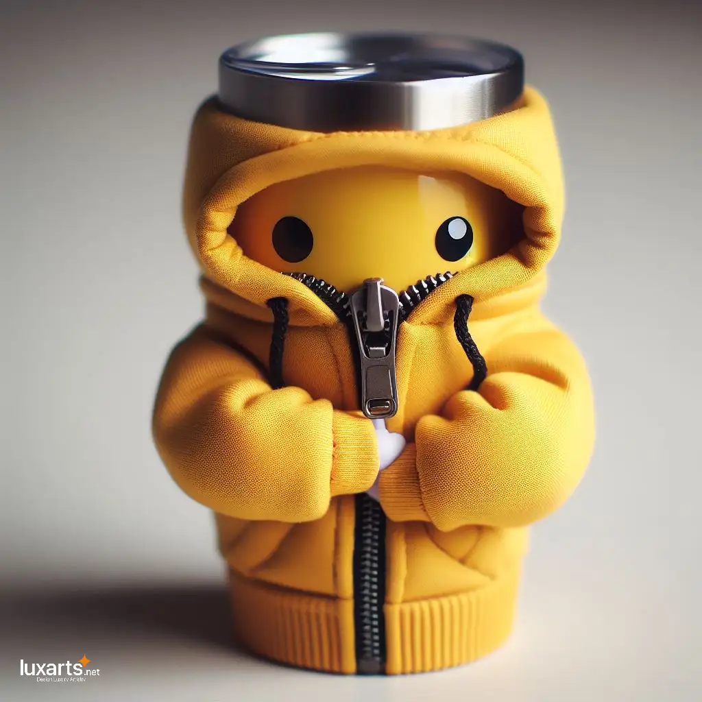 Hoodie-Shaped Thermal Cup Bag: Keep Your Drinks Warm in Style hoodie shaped thermal cup bag 8