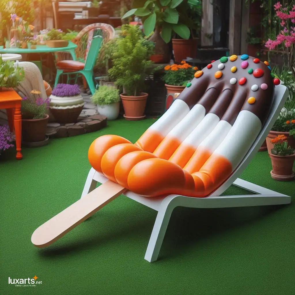Summer Fun Awaits: Relax on Whimsical Ice Lolly Shaped Sun Loungers ice lolly shaped sun loungers 1