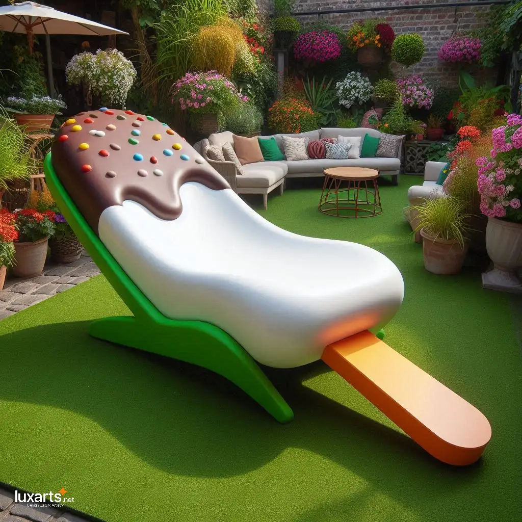 Summer Fun Awaits: Relax on Whimsical Ice Lolly Shaped Sun Loungers ice lolly shaped sun loungers 11