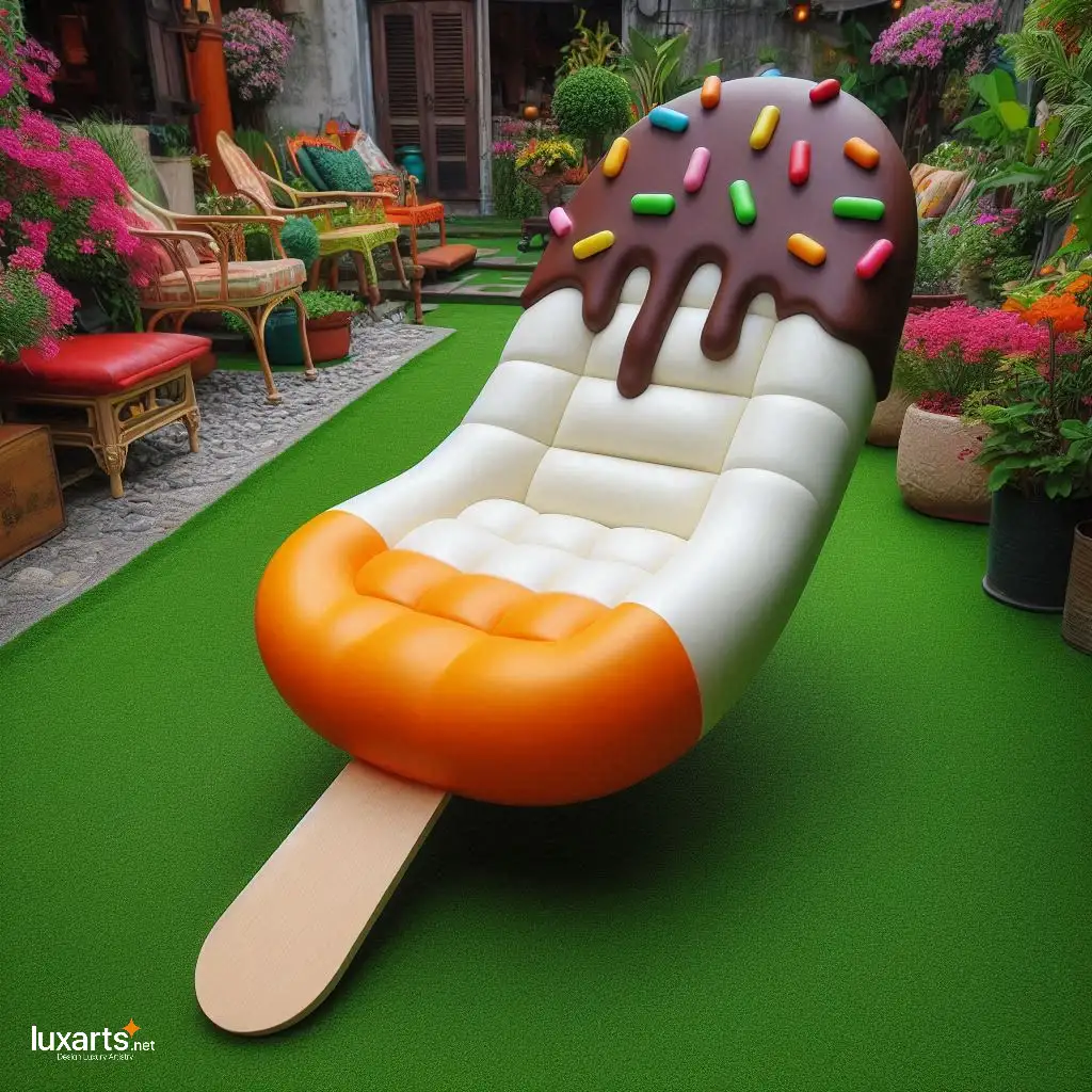 Summer Fun Awaits: Relax on Whimsical Ice Lolly Shaped Sun Loungers ice lolly shaped sun loungers 8