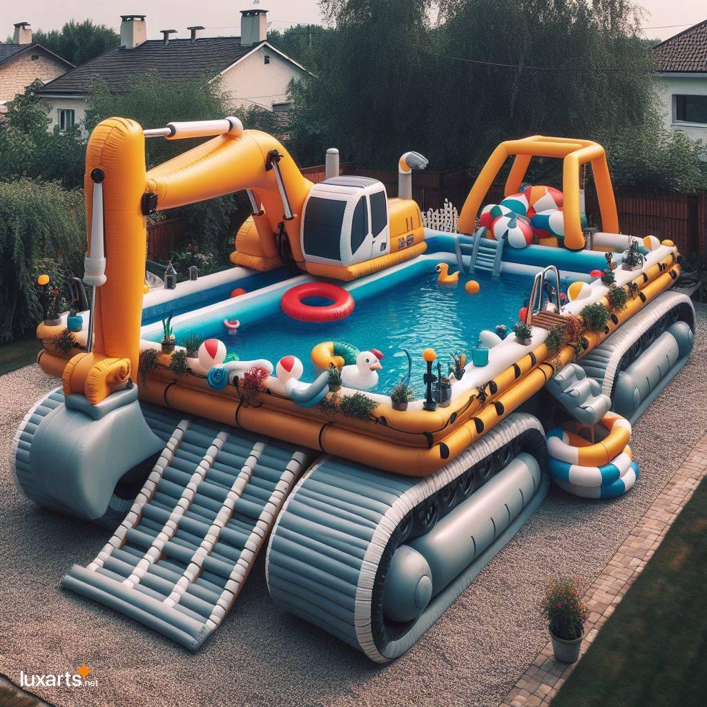Excavator Pool: Dig into a Summer of Fun with This Inflatable Design inflatable excavator pool 2