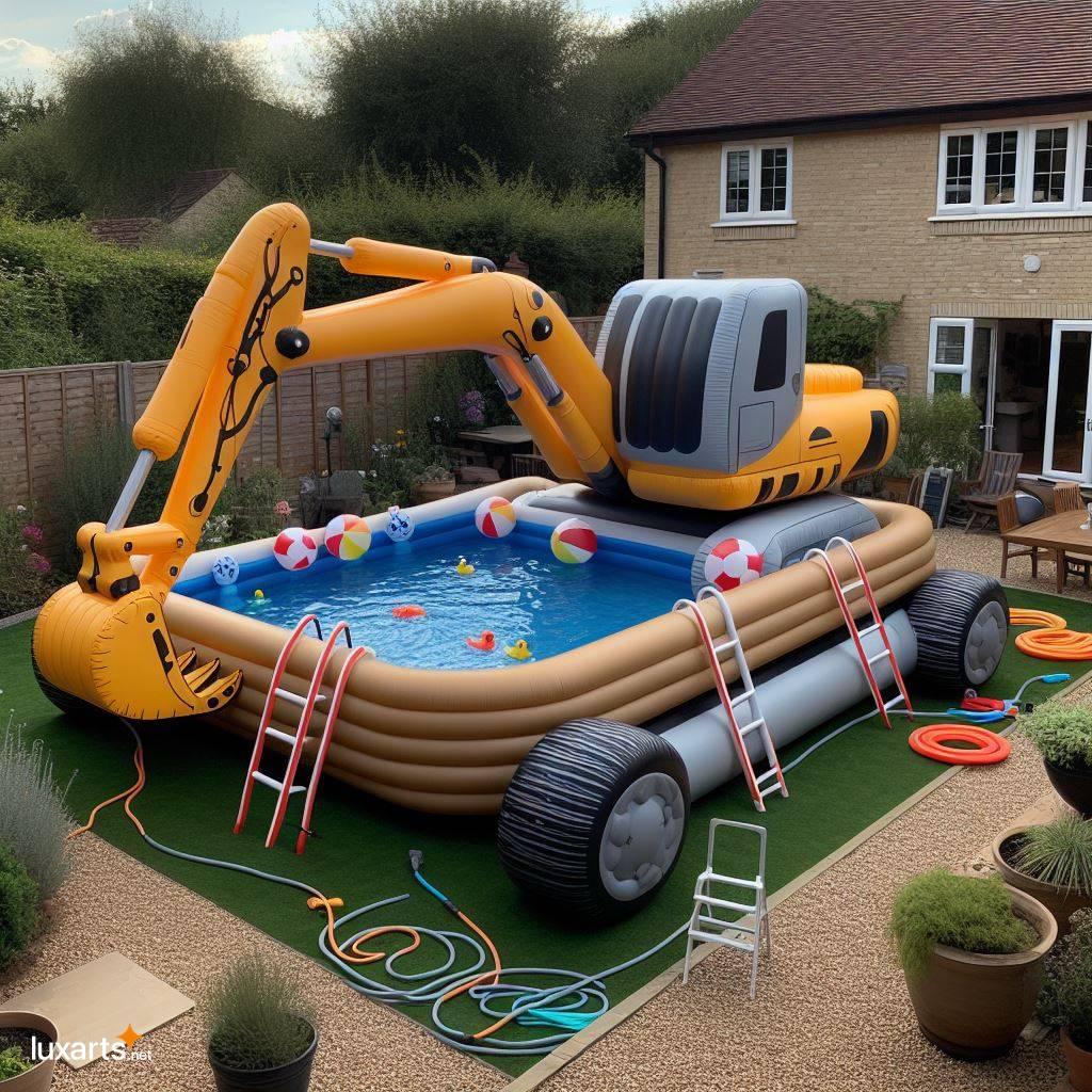 Excavator Pool: Dig into a Summer of Fun with This Inflatable Design inflatable excavator pool 4