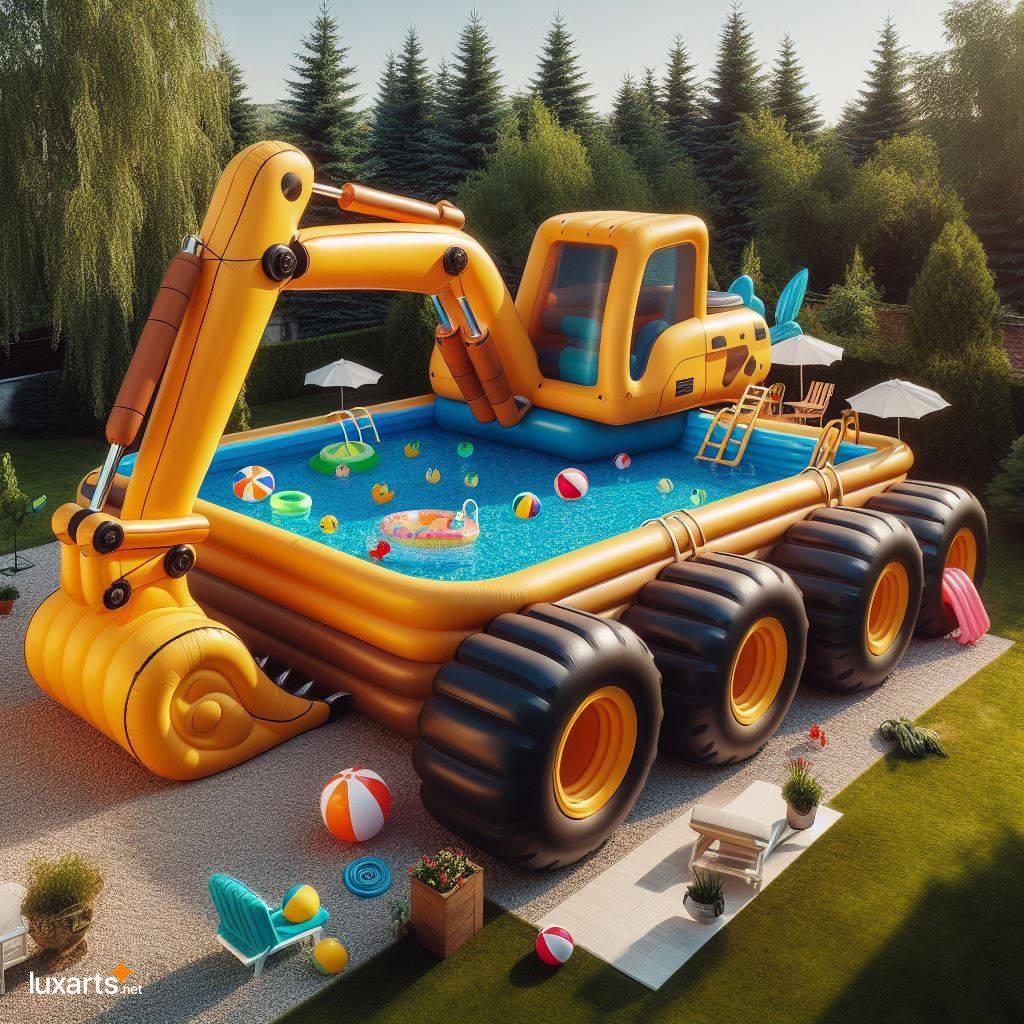 Excavator Pool: Dig into a Summer of Fun with This Inflatable Design inflatable excavator pool 6
