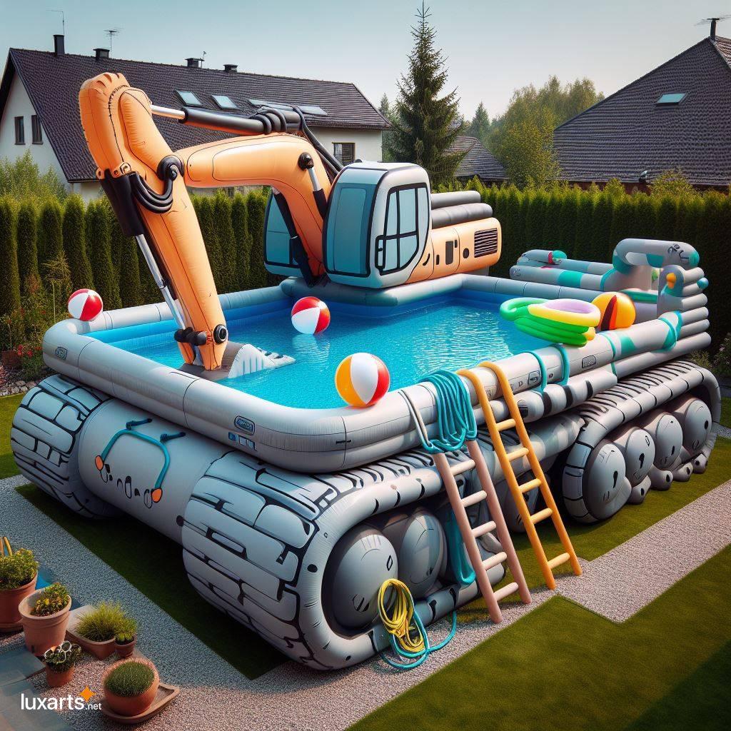 Excavator Pool: Dig into a Summer of Fun with This Inflatable Design inflatable excavator pool 7