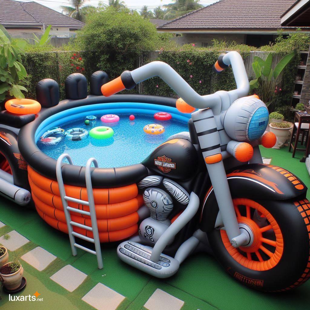 Inflatable Harley Davidson Moto Pool: The Perfect Summer Getaway Vehicle inflatable harley davidson moto pool 4