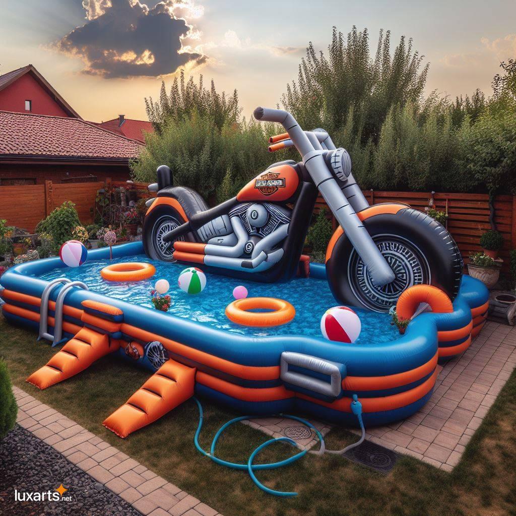 Inflatable Harley Davidson Moto Pool: The Perfect Summer Getaway Vehicle inflatable harley davidson moto pool 5